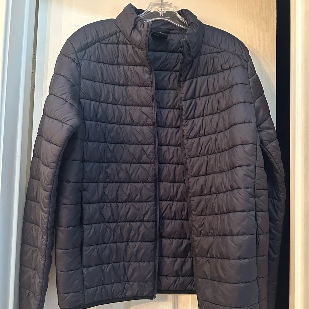 Men's Classic Black Puffer Jacket